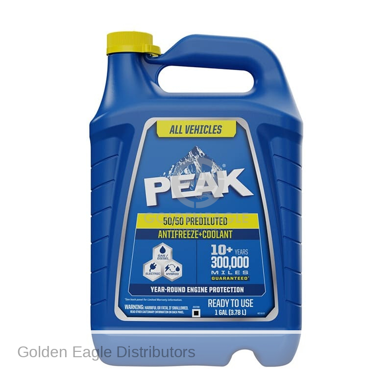 Peak® All Vehicles 50/50 Ready Use Antifreeze + Coolant – 6 / Case