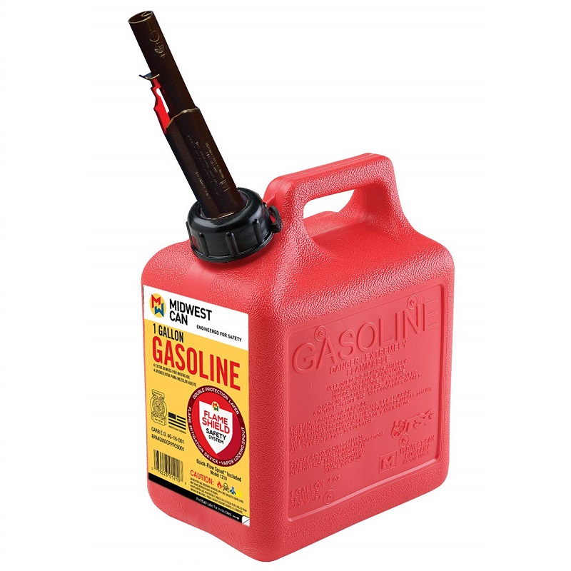 Midwest Gasoline Can 1 Gallon – Red