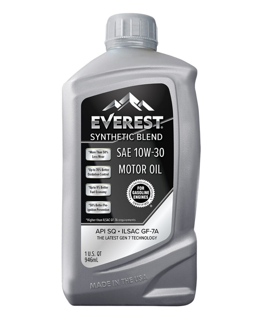 Everest Synthetic Blend 10W-30 SQ GF-7A Motor Oil