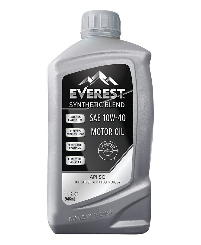Everest Synthetic Blend 10W-40 SQ Motor Oil
