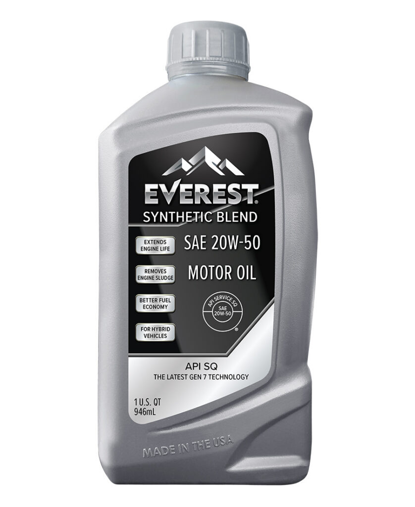 Everest Synthetic Blend SAE 20W-50 SQ Motor Oil